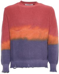 Amaranto - Round-Neck Knitwear - Lyst