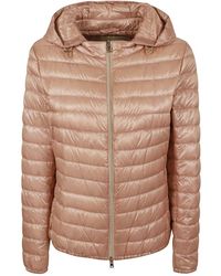 Herno - Jassen ,Bruin ,Nylon Angela Bomber Jacket - Lyst