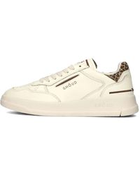 GHŌUD - Weiße Low-Top-Sneakers Aus Leder - Lyst