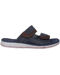 Rohde - Schoenen ,Blauw ,Leer Blauwe Herensandaal Collectie - Lyst