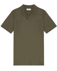 NN07 - Tops ,Groen ,Katoen Groene Paul Polo Shirt Korte Mouw - Lyst