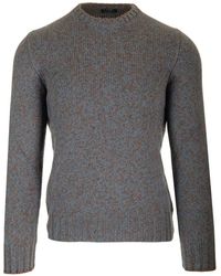Barba Napoli - Moulin Wool Crewneck Sweater - Lyst