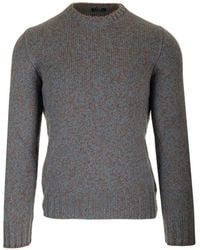 Barba Napoli - Moulin Wool Crewneck Sweater - Lyst
