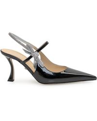 Mach & Mach - Schwarze Lederschuhe Mit Lackfinish - Lyst