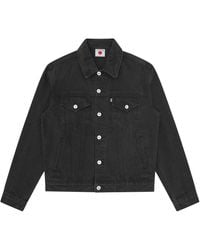 ICECREAM - Jassen ,Zwart ,Denim Lopende Hond Denim Trucker Jas - Lyst