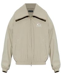 Balenciaga - Jassen ,Polyester Logo Jacket - Lyst