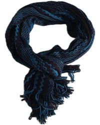 Missoni - Accessoires ,Veelkleurig ,Wol Kleurrijke Geometrische Wollen Sjaal - Lyst