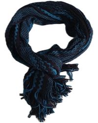 Missoni - Accessoires ,Veelkleurig ,Wol Kleurrijke Geometrische Wollen Sjaal - Lyst