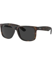 Ray-Ban - Authentieke Justin Zonnebril, Premium Kwaliteit! - Lyst