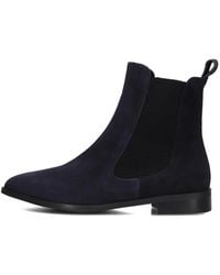 Notre-v - Blaue Chelsea Boots Für Damen - Lyst