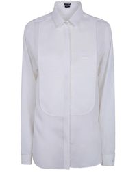 Tom Ford - Overhemden ,Wit ,Shirts - Lyst