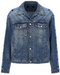 DSquared² - Jassen ,Blauw ,Denim Dan Denim Jacket - Lyst
