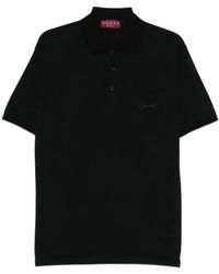 Gucci - Piqué Polo Shirt Van Katoen Met Borduursel - Lyst