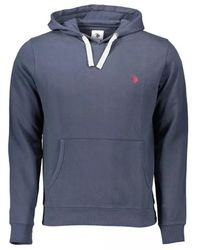 U.S. POLO ASSN. - E Baumwollkapuzenpullover mit Logo - Lyst