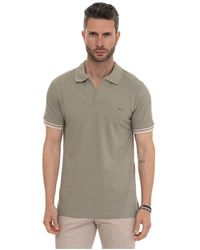 Fay - Tops ,Groen ,Katoen Polo Shirt Zonder Knopen - Lyst