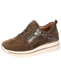 Waldläufer - Schnür-Sneaker Mit Seitlichem Reißverschluss - Lyst