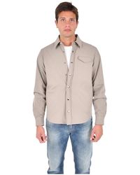 Drumohr - Overshirt Met Drukknoopsluiting - Lyst