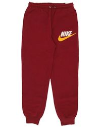 Nike - Fitness ,Rood ,Katoen Rood Club Jogger Sweat Suit - Lyst