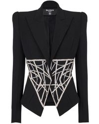 Balmain - Blazers - Lyst