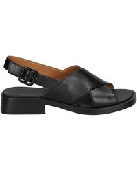 Camper - Schwarze bequeme ledersandalen - Lyst