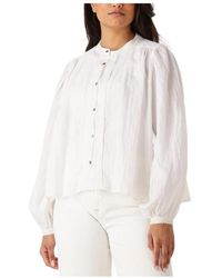 RUBY TUESDAY - Overhemden ,Wit ,Elegante Witte Blouse Ilene - Lyst