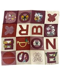 Borbonese - Accessoires ,Veelkleurig ,Foulard Color Block Sjaal - Lyst