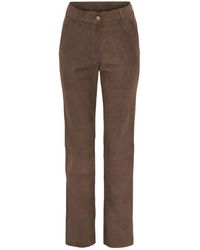 Notyz - Broeken ,Bruin ,Leer Lederbroek - Lyst
