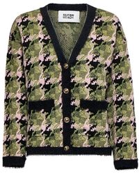 Silvian Heach - Cardigan Met Grafisch Patroon En Decoratieve Knopen - Lyst