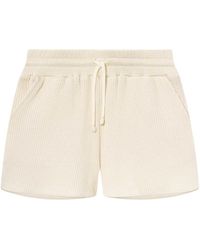 Nikben - Waffelmuster kordelzug shorts - Lyst