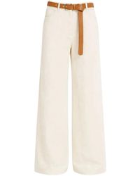 Max Mara - Wide Trousers - Lyst