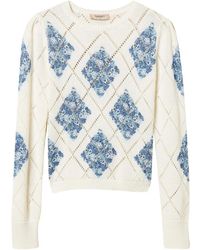 Twinset - St. Rombi Floreali Pullover - Lyst