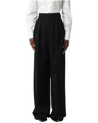 Saint Laurent - Wide Trousers - Lyst