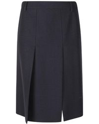 Prada - Midi Skirts - Lyst
