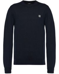 Balmain - Truien & Vesten ,Blauw ,Truien - Lyst