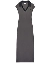 Courreges - Sports Polo Lange Jurk - Lyst