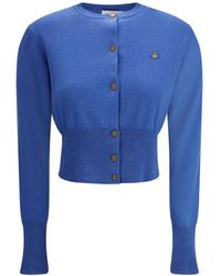 Vivienne Westwood - Cropped Cardigan Aw25 Made - Lyst