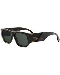 Fendi - Diagonal Fe40156I 52N Sonnenbrille - Lyst
