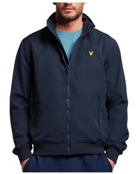 Lyle & Scott - Mesh Backed Funnel Neck Jacket - Lyst