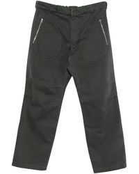 RANRA - Broeken ,Groen ,Katoen Wilder Katoenen Broek - Lyst