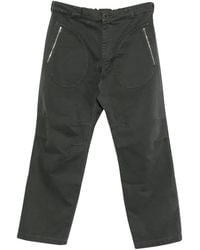 RANRA - Broeken ,Groen ,Katoen Wilder Katoenen Broek - Lyst