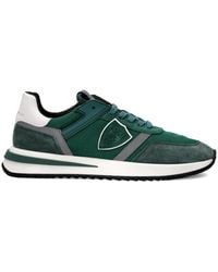 Philippe Model - Schoenen ,Groen ,Katoen Sneakers Tropez 2.1 Running - Lyst