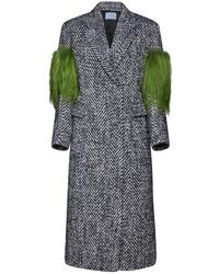 Prada - Single-Breasted Coats - Lyst