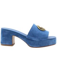Guess - Shoes > heels > heeled mules - Lyst
