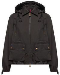 Moncler - Jassen ,Zwart ,Katoen Adenium Jacket - Lyst