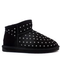 EMU - Schoenen ,Zwart ,Leer Yilpi Ankle Boot - Lyst