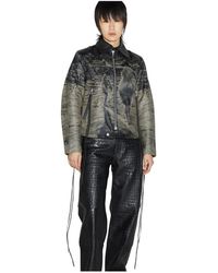 Eytys Ssense Exclusive Flux Leather Jacket in Black | Lyst