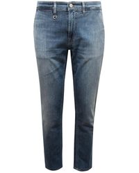 Siviglia - Jeans ,Blauw ,Denim Lorettello Zip D0018 - Lyst