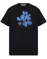 Iceberg - Tops ,Zwart ,Tee Flower - Lyst