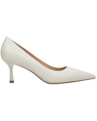 ESTRO - Schoenen ,Leer Puntige Pumps Met Naaldhak - Lyst