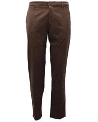 Dondup - Gaubert Model Katoenen Broek Met Patroon - Lyst